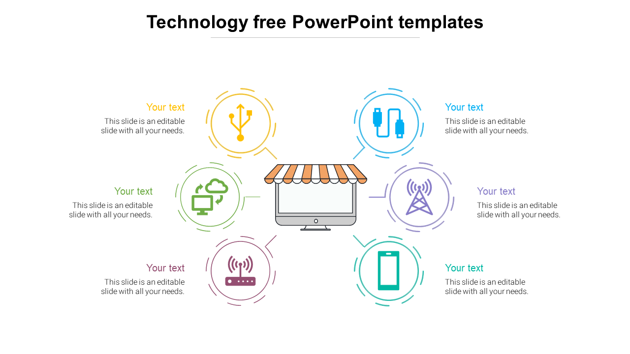 technology free powerpoint templates